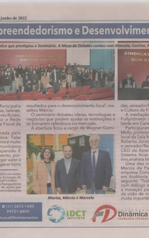 Inovação, Empreendedorismo e desenvolvimento regional